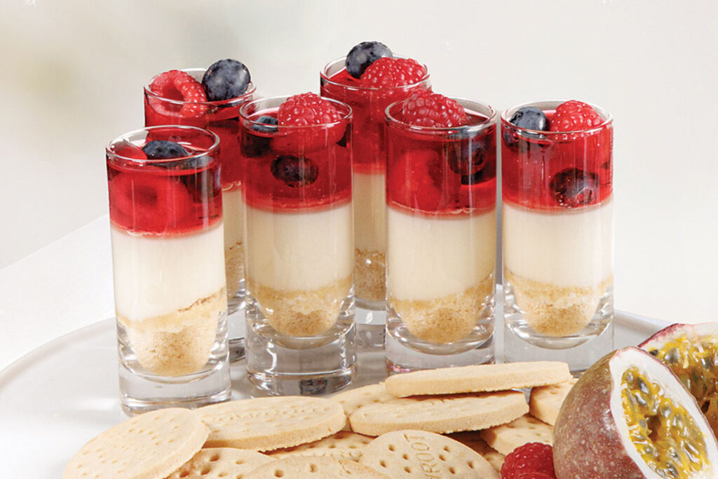 Image Leda Arrowroot Cheesecake Shots