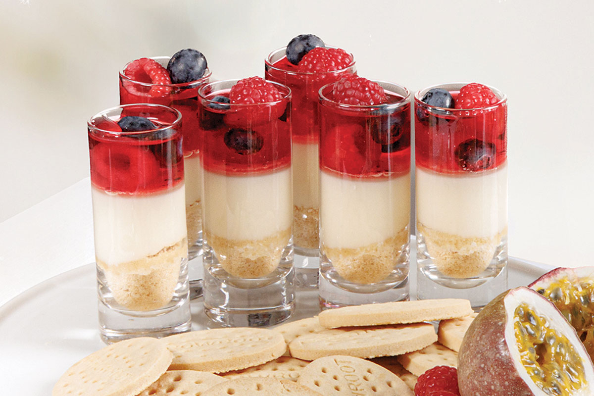 Image Leda Arrowroot Cheesecake Shots